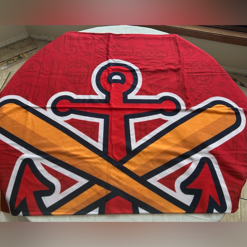 Kenosha Kingfish Minor League Baseball Fleece Stadium Blanket